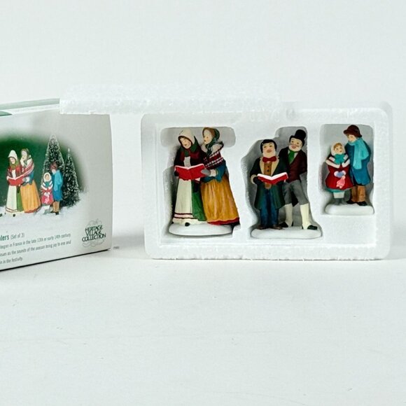 Dept 56 Heritage Village Christmas Carolers Set of 3 58631 Accessory w/Box - Picture 12 of 12